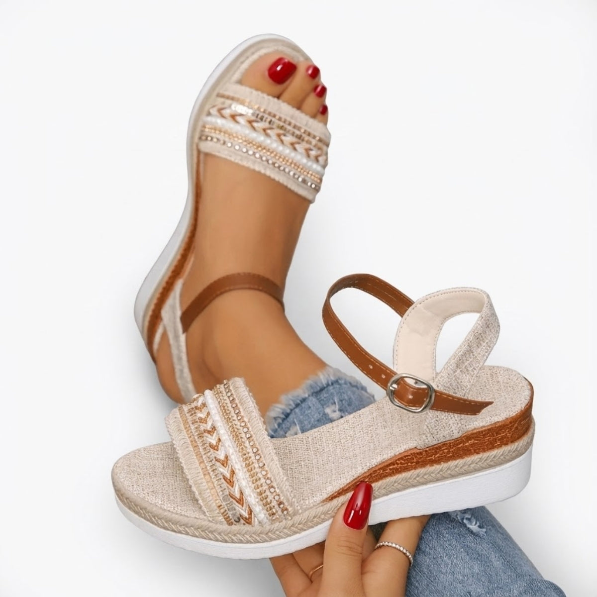 sandália-plataforma-prata-eleganza-loja-ortopedic