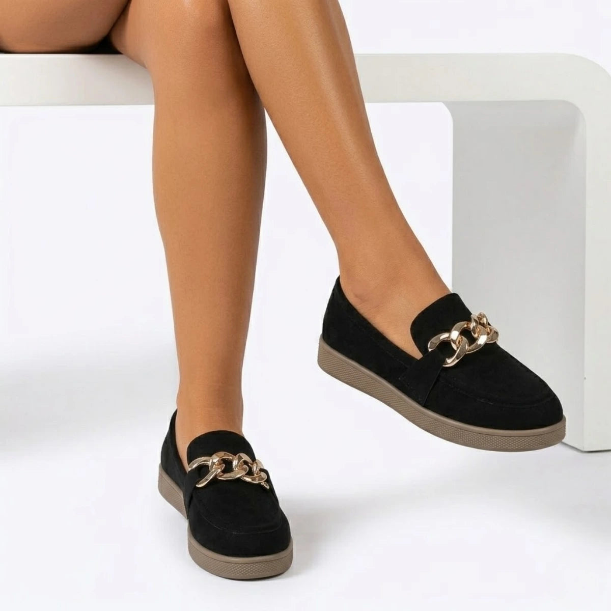 mocassim-feminino-corrente-dourada-lojaortopedic