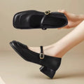 Sapato Feminino Salto Bloco Charlotte