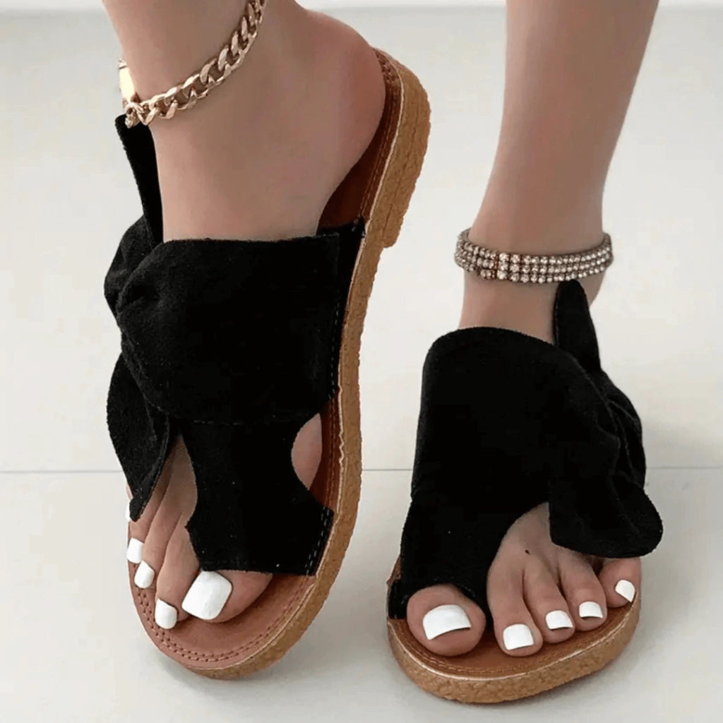 sandalia-feminina-casual-tasmania-preto-loja-ortopedic