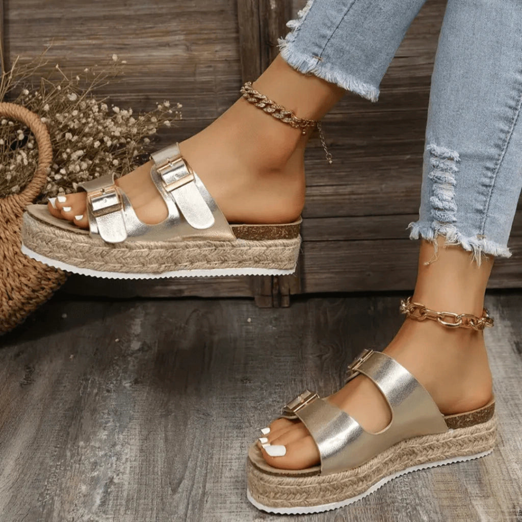 sandalia-feminina-plataforma-modernna-dourado-loja-ortopedic
