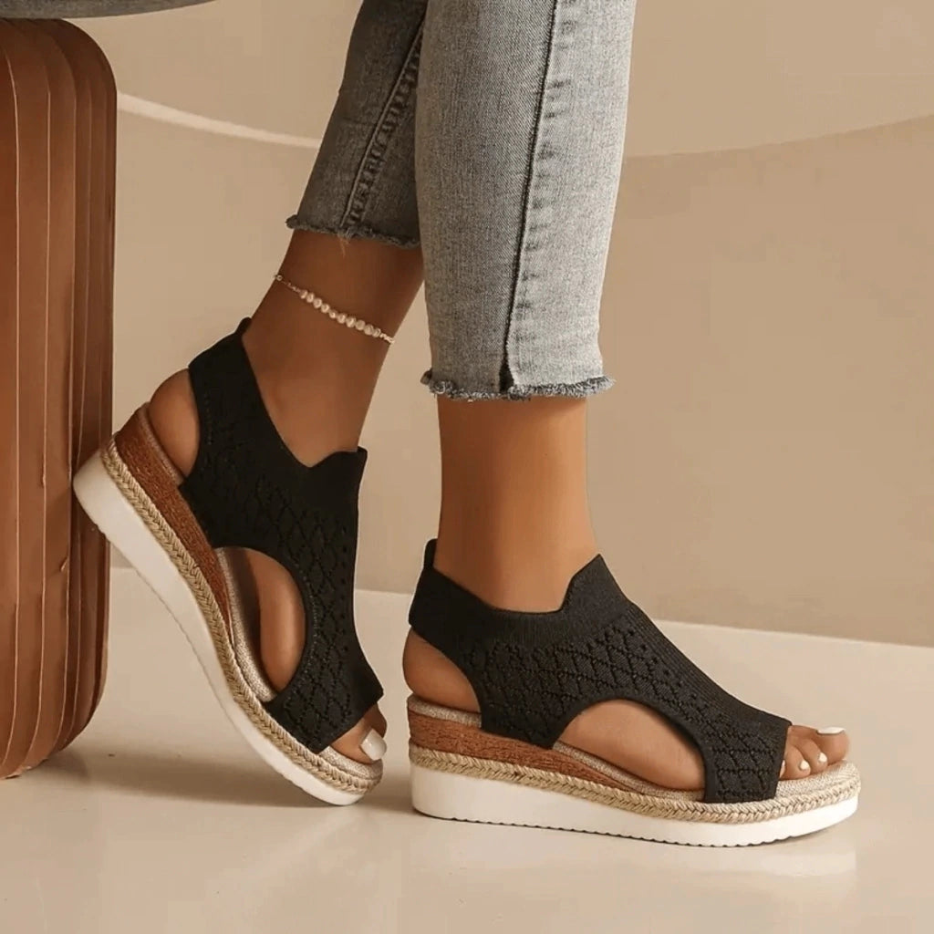 sandalia-feminina-preta-comodore-loja-ortropedic