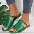 sandalia-feminina-sensation-verde-loja-ortopedic