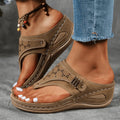 sandalia-plataforma-feminina-fusione-marrom-loja-ortopedic