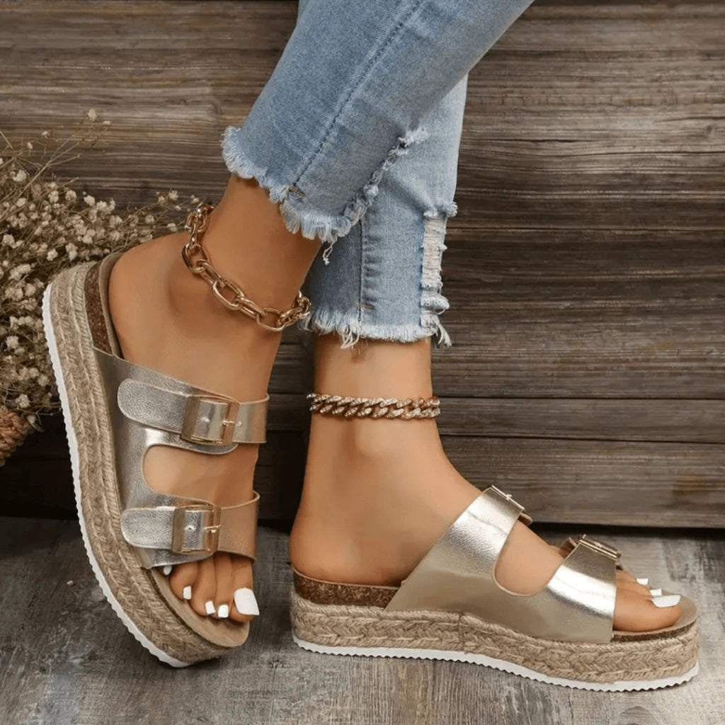 sandalia-feminina-plataforma-modernna-dourado-loja-ortopedic