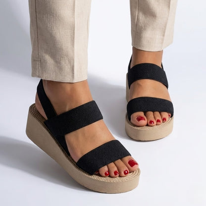 sandalia-plataforma-prata-elegant-flex-loja-ortopedic