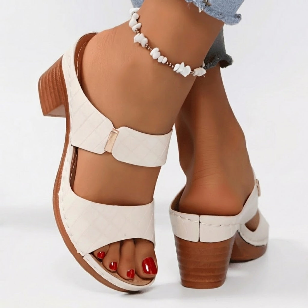 sandalia-preta-salto-bloco-caminhata-loja-ortopedic