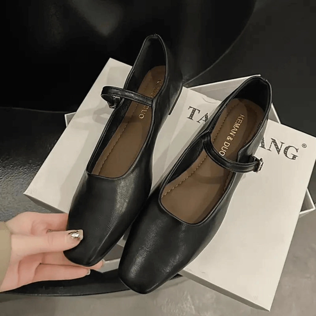 sapatilha-feminina-preta-valvet-step-loja-ortopedic