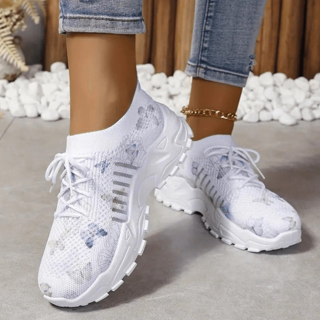 tenis-feminino-branco-floral-fit-loja-ortopedic