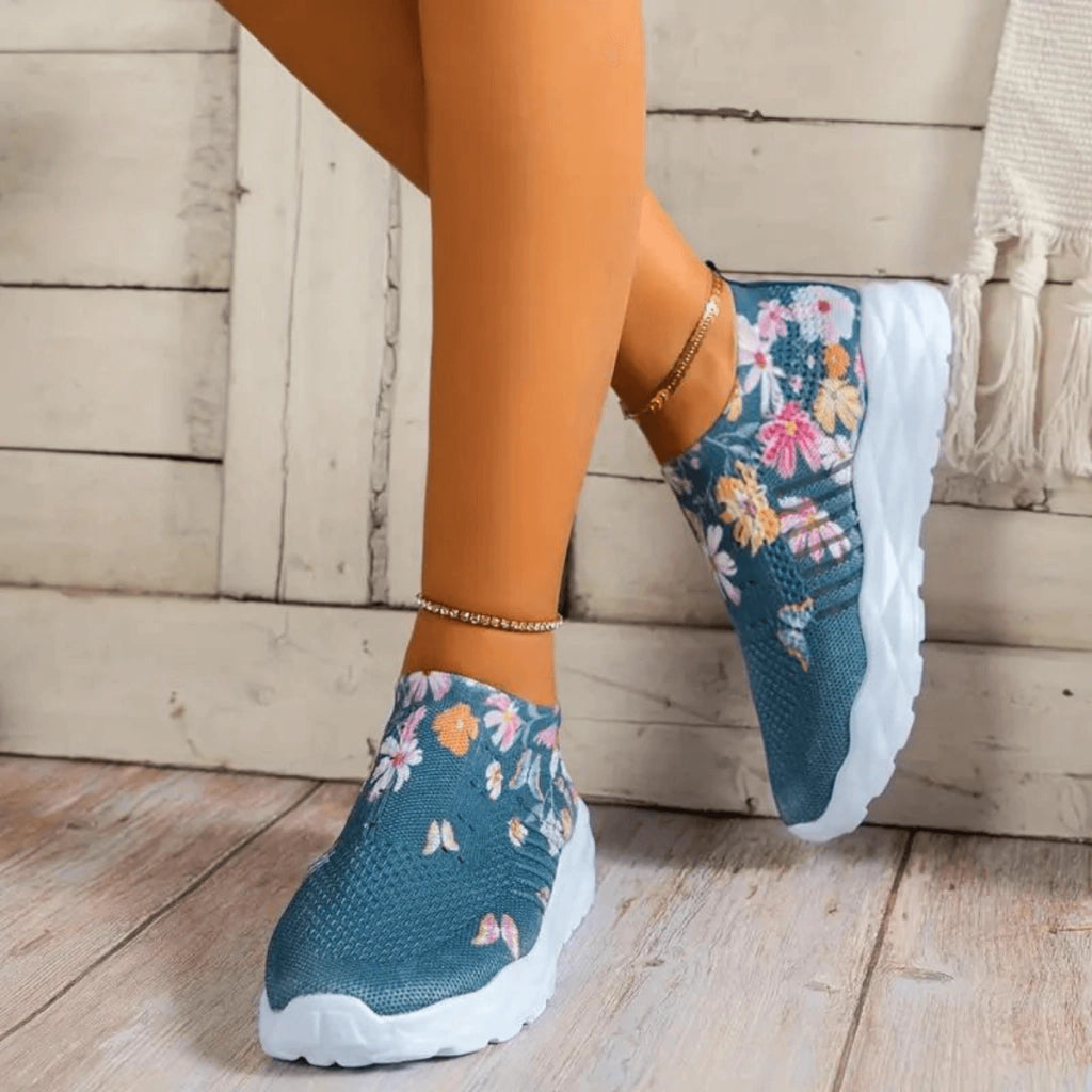 tenis-feminino-casual-confortavel-floral-soft-loja-ortopedic