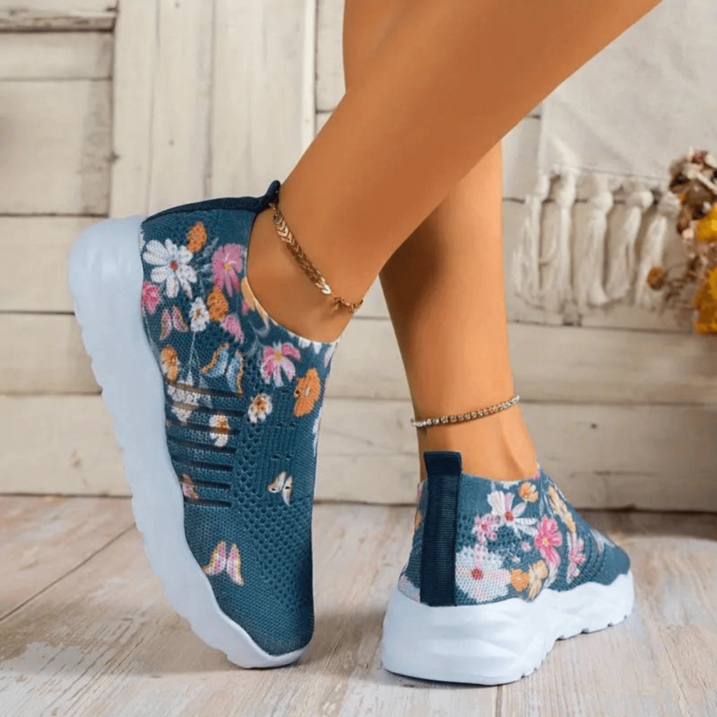 tenis-feminino-floral-soft-loja-ortopedic