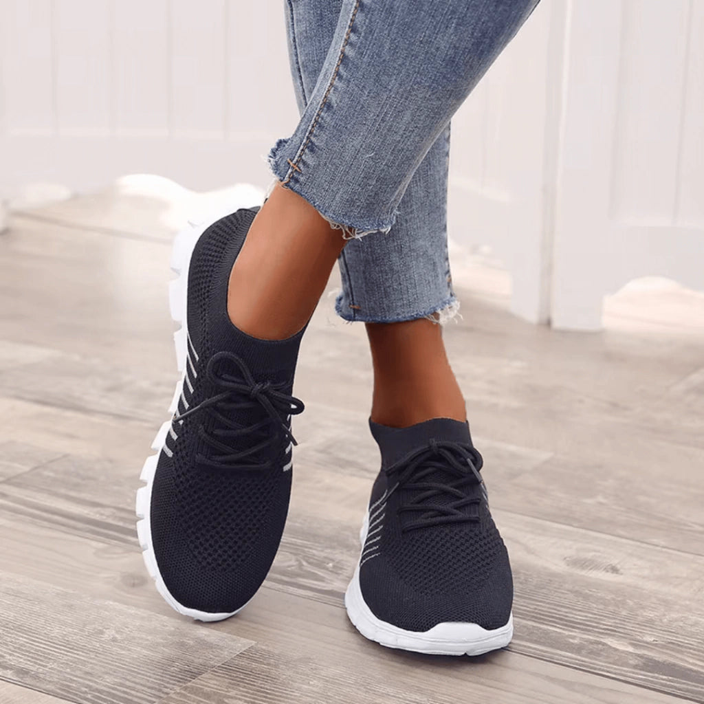 tenis-feminino-preto-montreal-loja-ortopedic