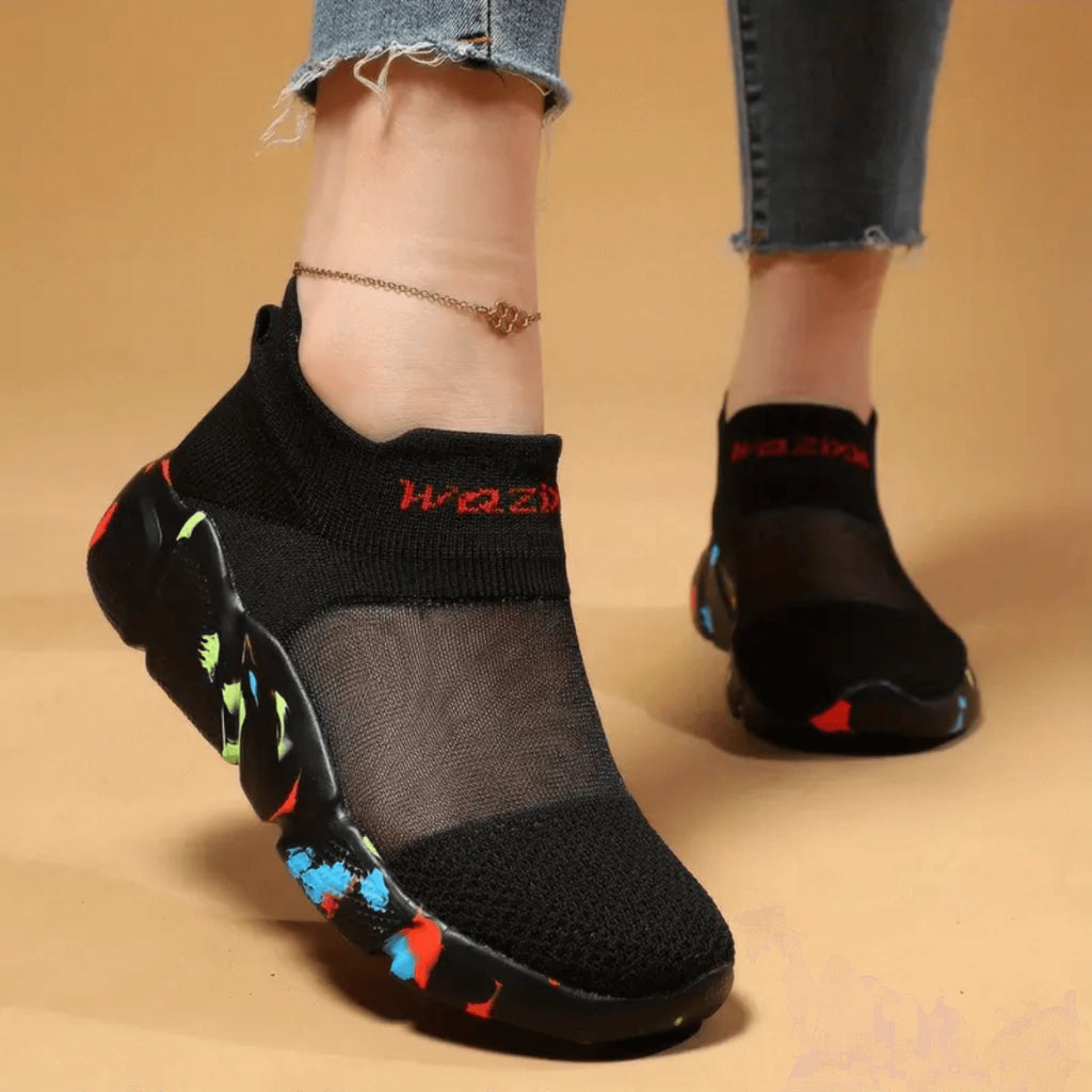 teniss-feminino-preto-fresh-comfort-loja-ortopedicc