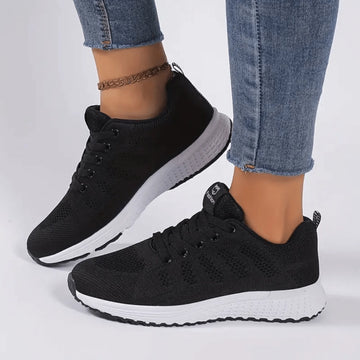 tenis-femininos-preto-branco-mistep-fit-loja-ortopedic