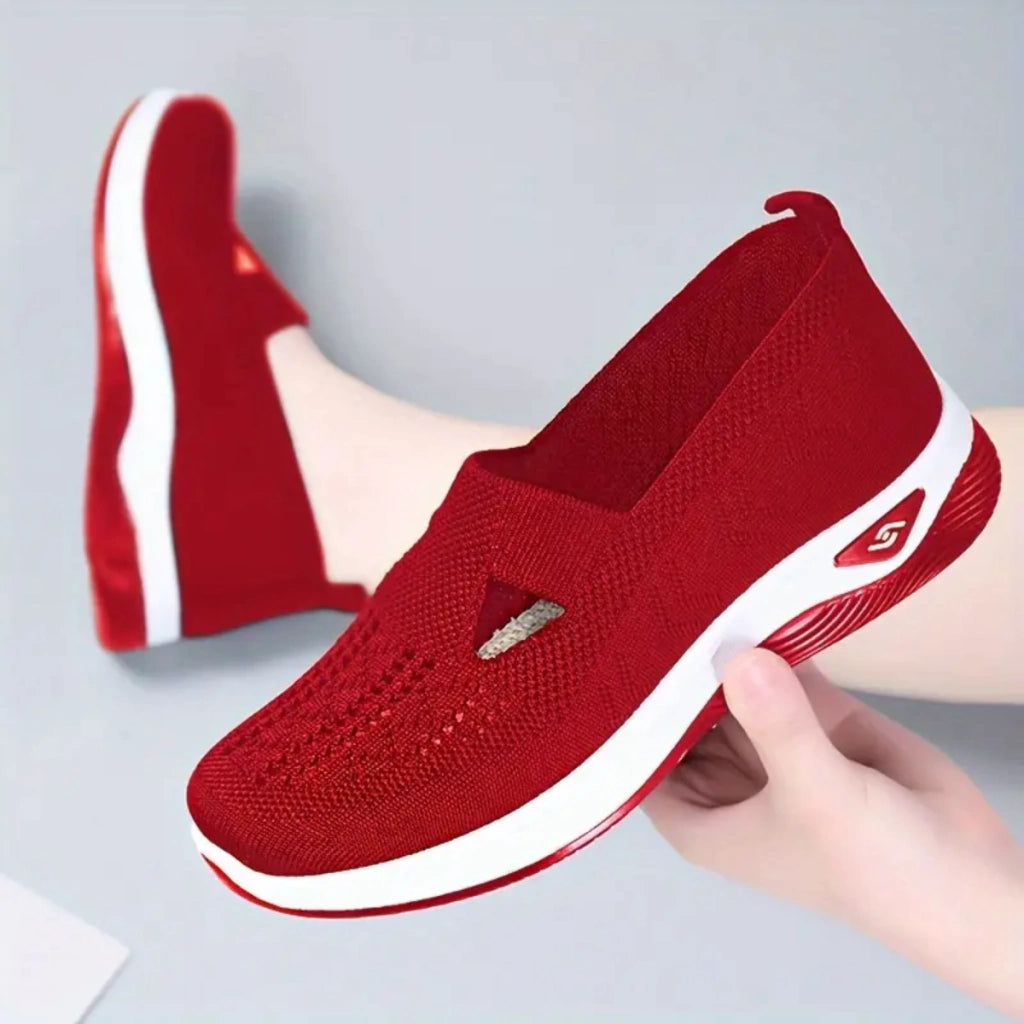 tenis-femininos-vemelho-stella-fit-loja-ortopedic
